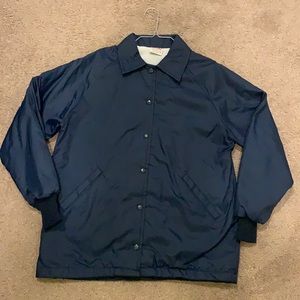 Navy Blue Birdie Button Up Jacket ( M )
